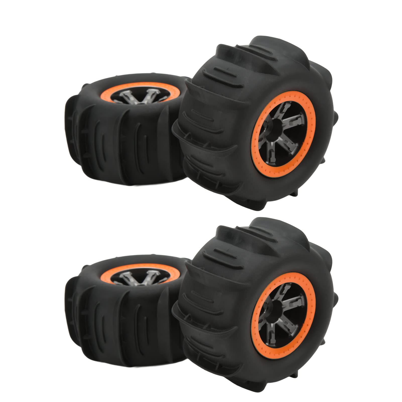 RC Car Beach Tyre, 1/10 RC 4 Waterproof Flexible Tyre for RC Car