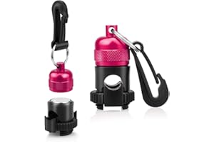 OVOVFANY 2PACK Scuba Regulator Hose Holder, Magnetic Adjustable Octopus Holder Octo Tank Retainer with Clip, Installs to Your BCD Easily!