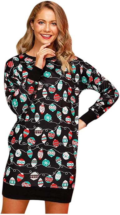 christmas jumper tunic dress