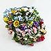 Flower Headband Garland Crown Festival Wedding Hair Wreath Boho Floral Headband (Pink-01)