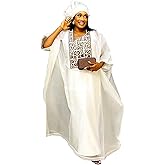 TIDOIRSA African Dresses for Women Elegant, African Clothes Embroideried Plus Size Party Wedding Dresses