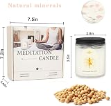 Yinuo Candle Natural Soy Wax Gift Set 4 Glass Jars 45-50H Coconut Lemon Lilac view 6