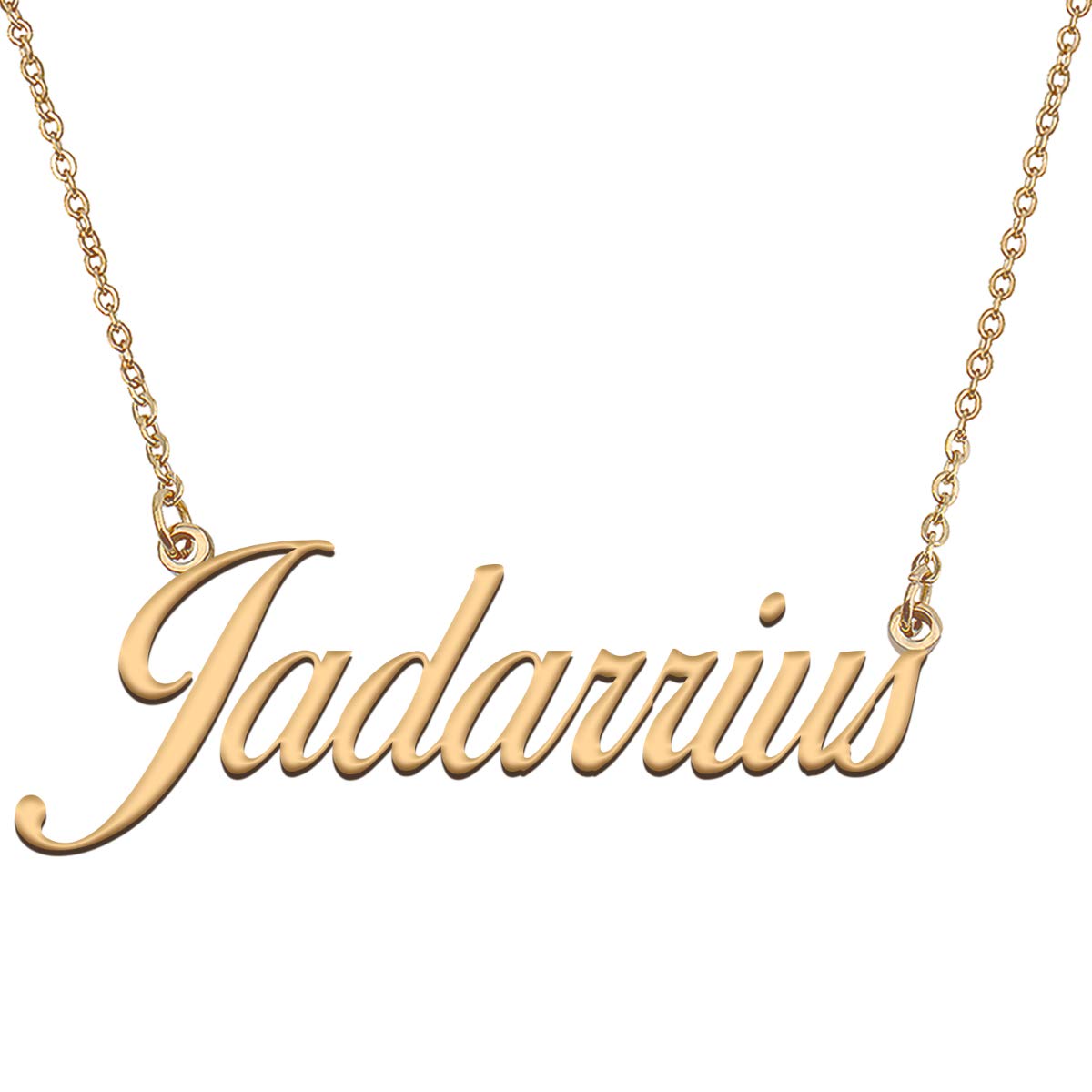 HUAN XUN Customized Custom Simple Any Name Necklace