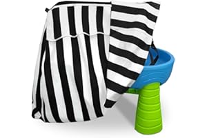 AKEfit Kids Water Table Cover Fits Rain Showers Splash Pond Water Table for Toddlers, Waterproof Dustproof Outdoor Toys Cover, Black White