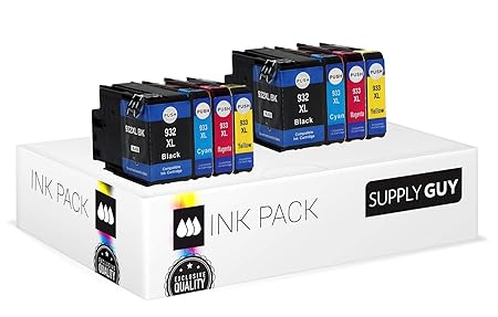 8 Druckerpatronen kompatibel zu HP 932 933 932XL 933XL passend für HP OfficeJet 6100 6600 6700 7110 7510 7600 7610 7612 (Mult