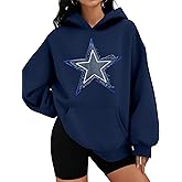 LOMON Hoodies for Women Oversized Sweatshirt Hooded Long Sleeve Casual Fleece Tops Pullover Sweater with Pocket