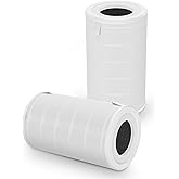 1000 Replacement Filters Compatible with Air Doctor 1000 Air Purifier, Integrated Premium Filter with Activated Carbon Layer & Pre-Filter, 2-Pack