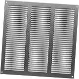 EUROPLAST 300x300mm Galvanised Metal Air Vent Grille Cover with Insect Mesh