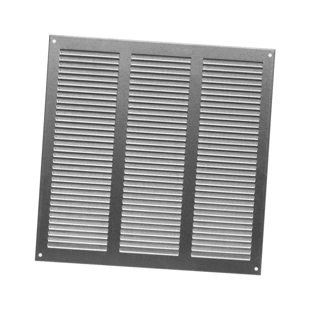 300x300mm / 12x12" inch Galvanised Metal Air Vent Grille Cover with Insect Mesh - Ventilation Cover