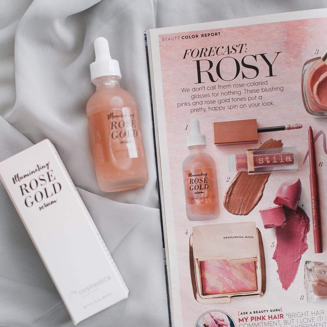 rose gold face serum