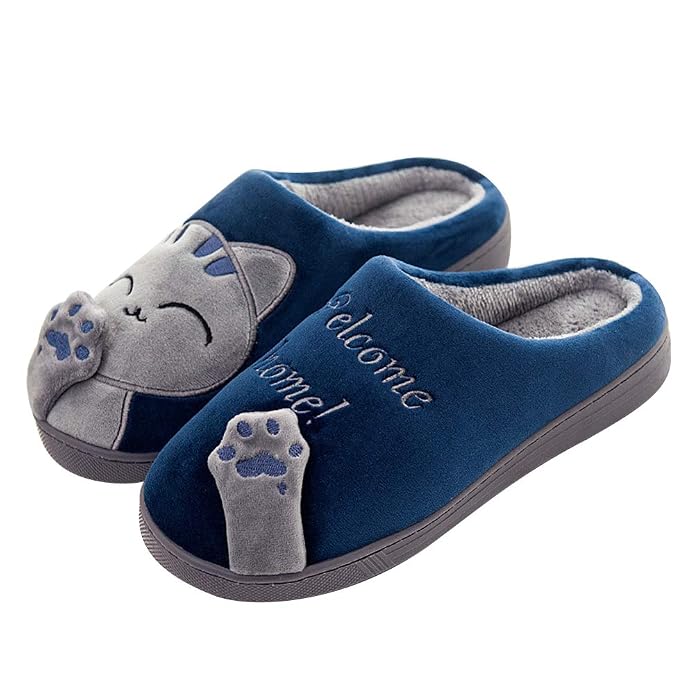 SAGUARO® Zapatillas Interior Caliente Slippers Mujer Animados