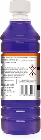 RUSTINS Methylated Spirit - Powerful Cleaning & Degreasing Solvent view 3