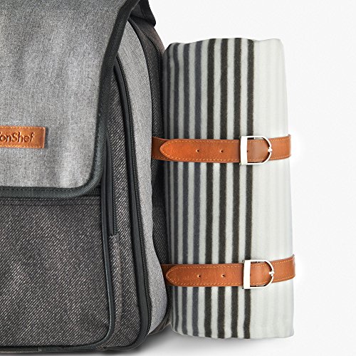 6 VonShef+Premium+Outdoor+Backpack+Blanket