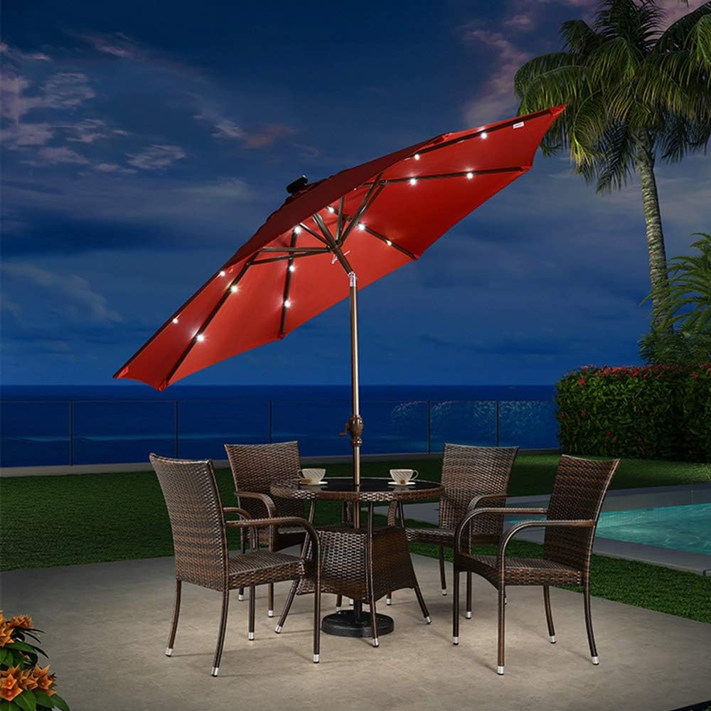 waterproof parasol with base