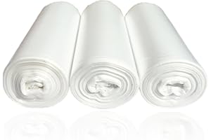 SOSOHOME 2 Gallon Small Trash Bags, Clear, 150 Counts/ 3 Rolls