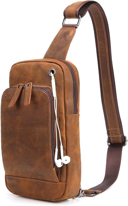 Amazon Bellstone ボディバッグ 本革 メンズ 斜めがけ ワンショルダーバック イヤホン穴付 Bs Bg 8145 ボディ バッグ ワンショルダー