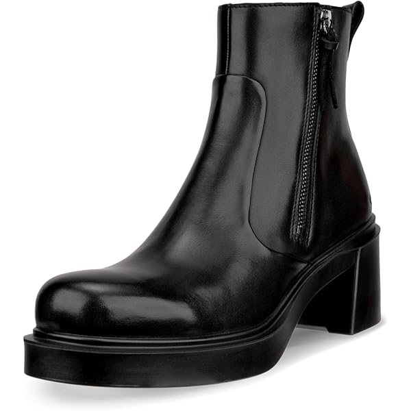 ECCO Metropole Seoul 45 ブラック 39 24.5 Women's ECCO® Metropole Seoul 45 Leather High-Cut Boot | Black