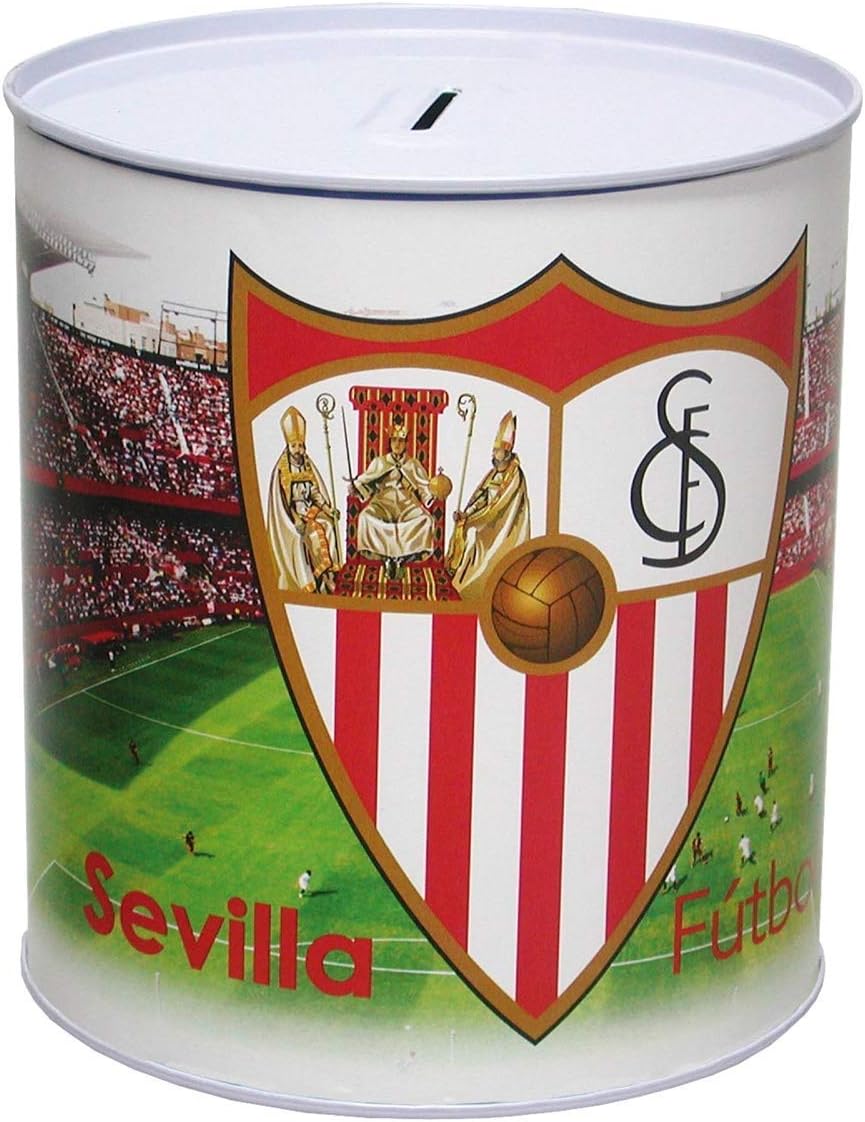 C Y P Hucha CIL&iacutendrica 13,5X15 Cm. Sevilla FC, 0, 0: Amazon.es: Juguetes y juegos