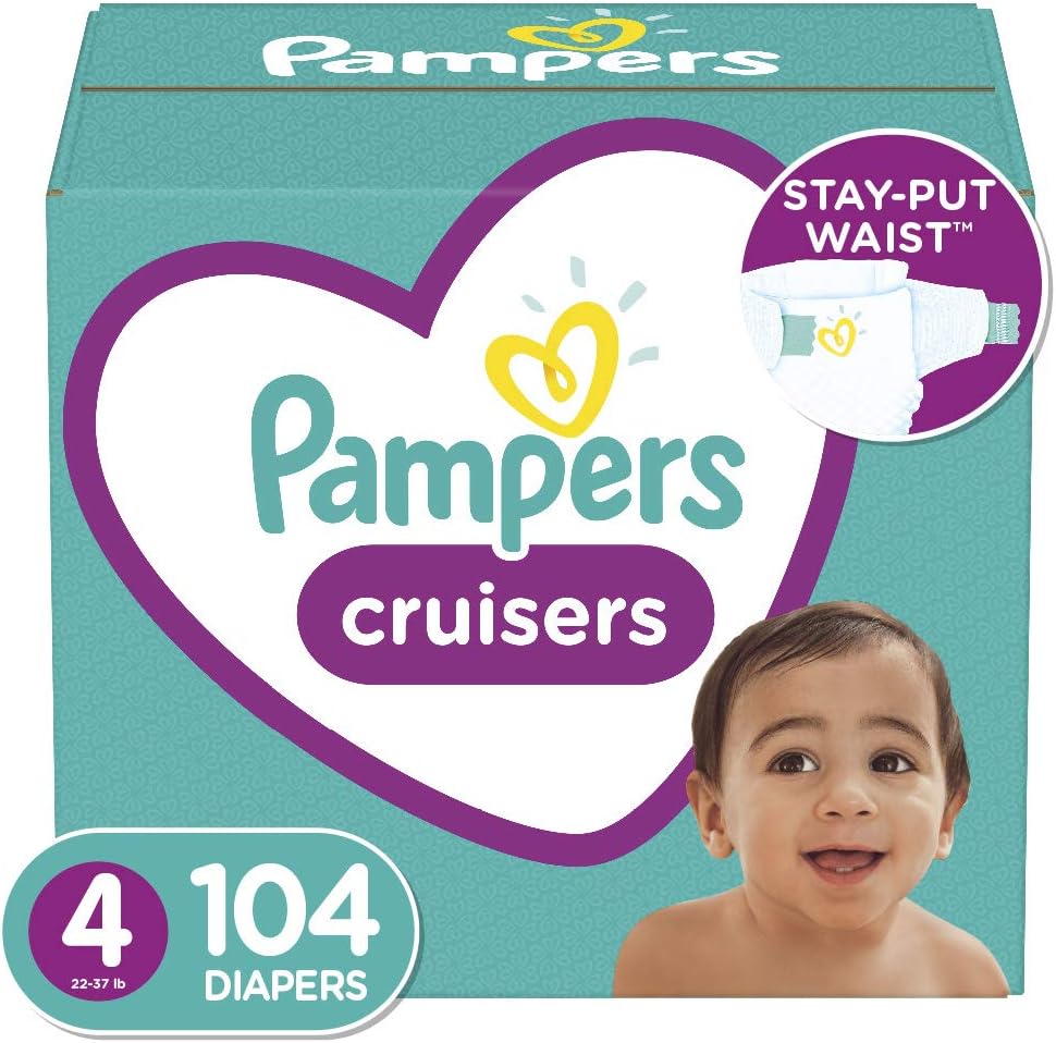 pampers 104 pack size 4