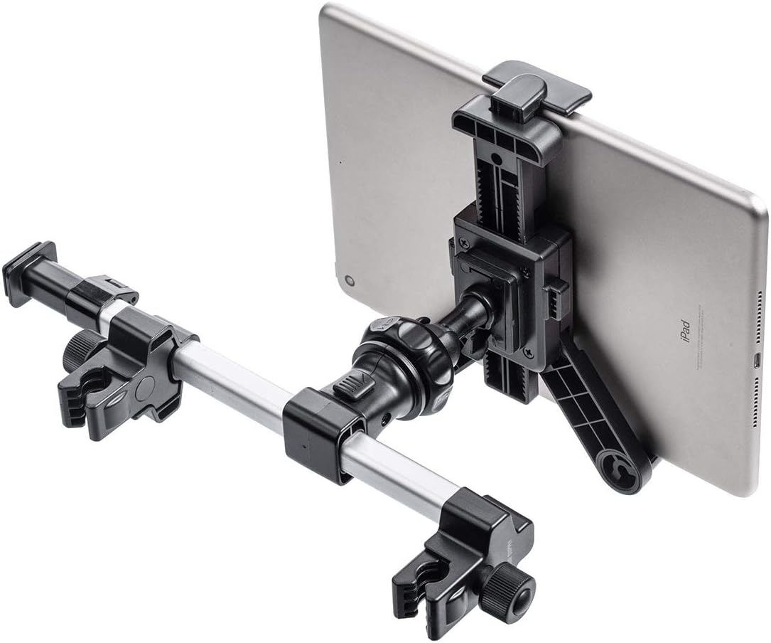 Amazon Co Jp サンワダイレクト タブレット 車載ホルダー 後部座席 ヘッドレスト 真ん中設置可能 12 9インチまで対応 工具不要 0 Car070 家電 カメラ
