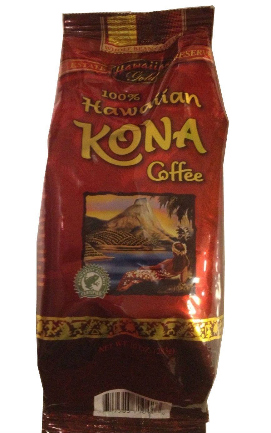 100 Hawaiian Kona Whole Bean Coffee 283g Amazon.co.uk Grocery