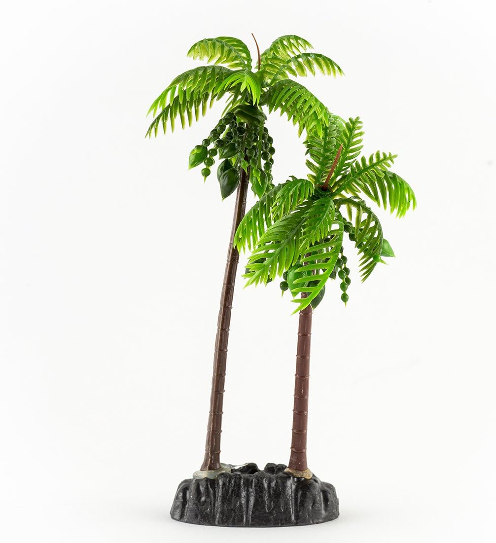 6" Paradise Palm, Coconut Tree Aquarium Plant Decorations