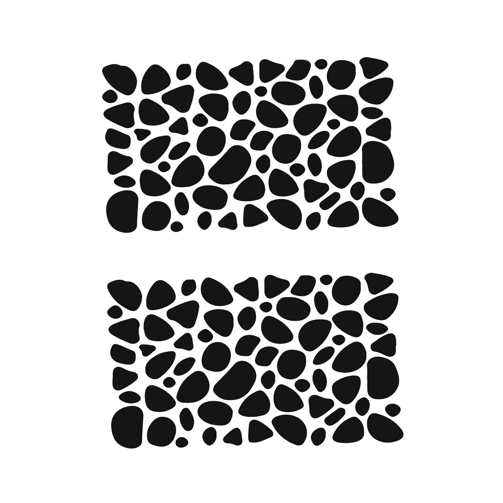 2 Sheets Black Polka Dot Stickers, Dots Nursery Wall Art Stickers Animal Stickers 56x40CM Kids Wall Stickers, Vinyl Stickers Irregular Dots