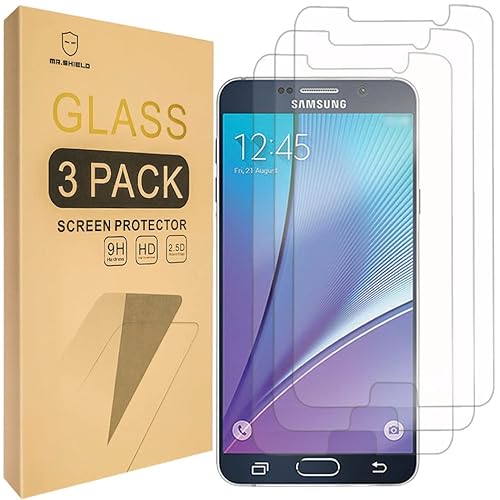 [3-PACK] Designed For Samsung Galaxy Note [Tempered