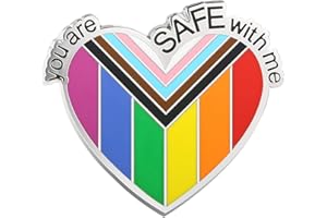 Arturbo for Pride Flag LGBTQ Pins Rainbow Enamel Lapel Pin Metal Brooches Funny Badges for Men Women Boys Girls for Clothing Bags Backpacks Hats Gifts Decoration