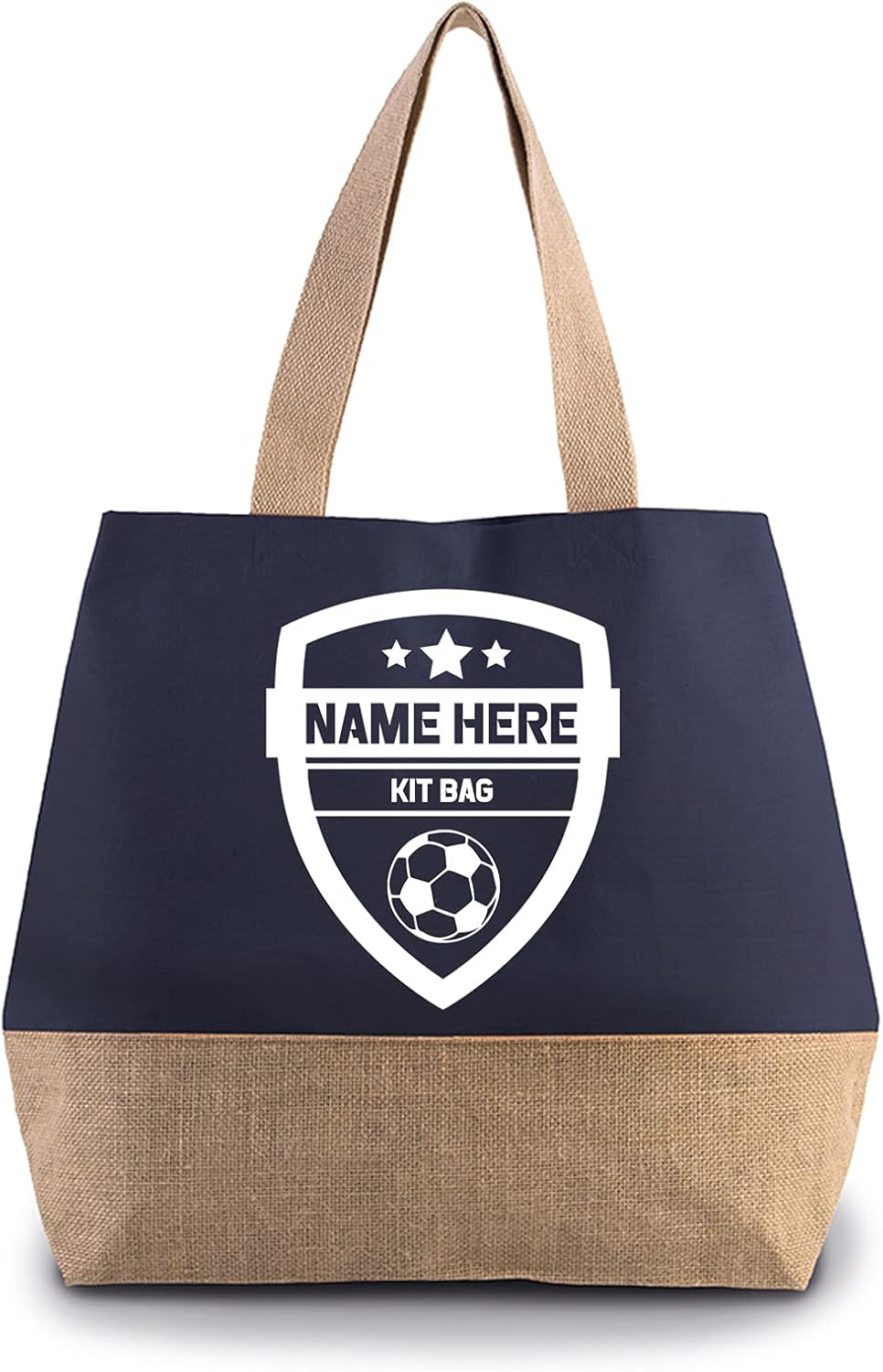Hippowarehouse (Personalised) Football kit bag Premium reusable eco