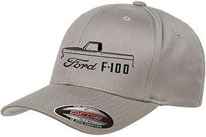 MADDMAX CAR ART 1967-1972 Ford F100 F-100 Pickup Truck Classic Outline Design Flexfit hat Cap