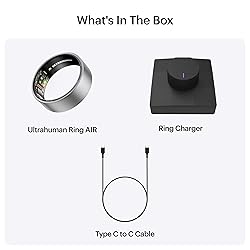 ULTRAHUMAN Ring AIR-Smart Ring Health Tracker, Size