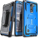 COVRWARE LG G Stylo 2 (2016) /LG G Stylo 2 Plus /LG Stylo 2 V - [Aegis Series] with Built-in [Screen Protector] Heavy Duty Full-Body Rugged Holster Armor Case [Belt Swivel Clip][Kickstand] - Blue