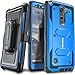 COVRWARE LG G Stylo 2 (2016) /LG G Stylo 2 Plus /LG Stylo 2 V - [Aegis Series] with Built-in [Screen Protector] Heavy Duty Full-Body Rugged Holster Armor Case [Belt Swivel Clip][Kickstand] - Blue