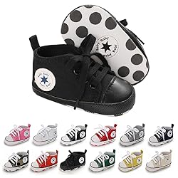 KKIIDDSS Unisex Baby Girls Boys Canvas High-top