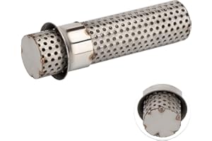 VG MOTO Universal Motorcycle DB killer 51mm 2" Exhaust Muffler Baffle Removable for Silencer Pipe Noise Sound Eliminator (Style E)