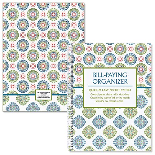 Fresh Patterns Bill Paying Organizer Book Personal Account book, 9