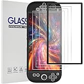 lyfLux Compatible with Switch 2 Screen Protector 2025, 3 Pack Tempered Glass with Installation Frame, High Hardness, HD Clear, Bubble-Free, Screen Guard for Switch 2 Console