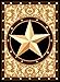 Furnish my Place 626 Star Gold Texas Western Star Decor Cowboy Area Rug Stain Resistant, Latex Backed Rugs, Gold (3'6