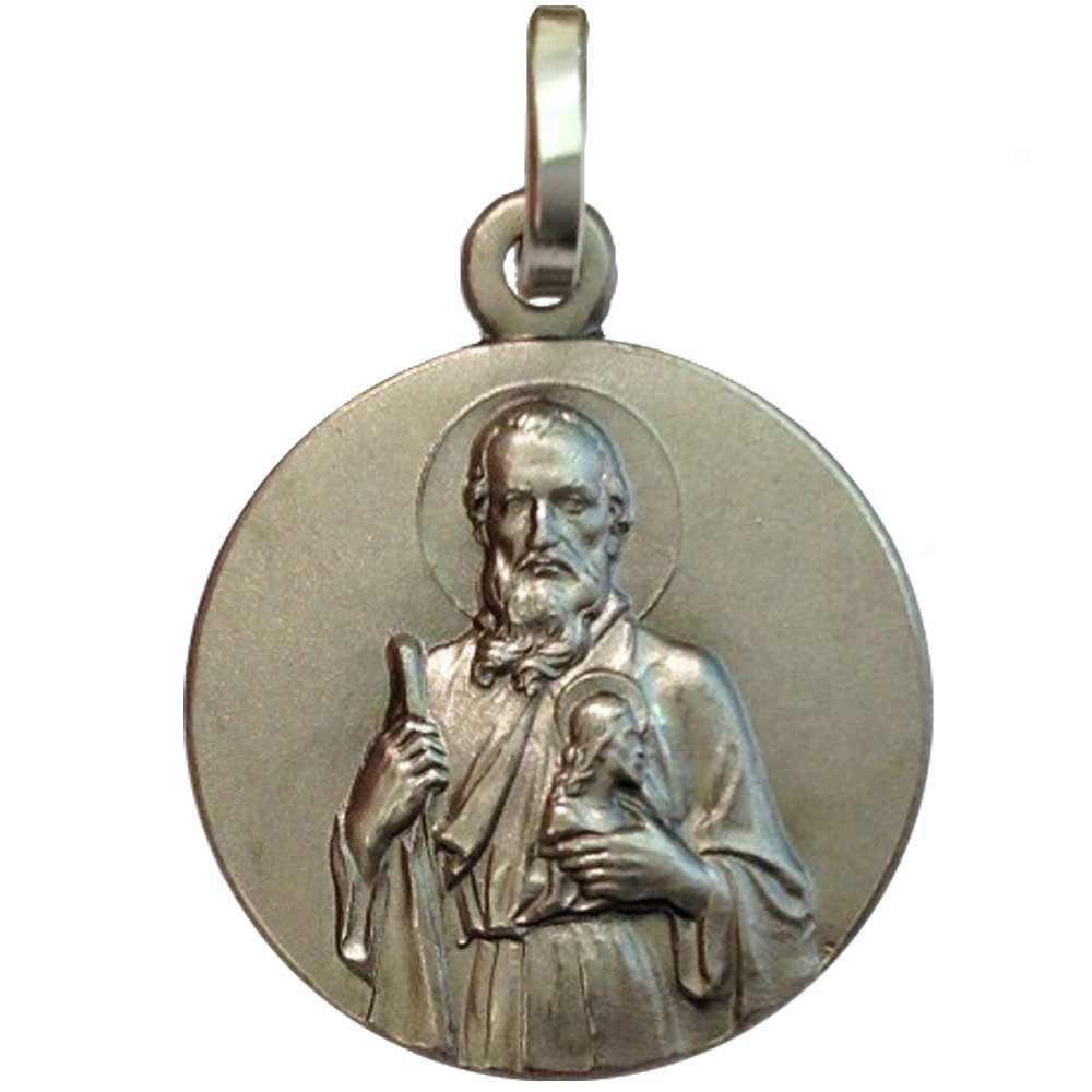 925 Sterling Silver " Saint Jude Thaddeus " Medal