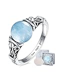 Silver Natural Gemstone Rings for Women - Strong