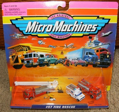 micro machines fire truck