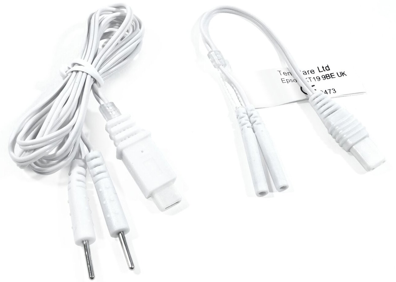 TensCare iTouch Sure and Elise Replacement Lead Wire Set with Plastic Connector (Eligible for VAT relief in the UK)