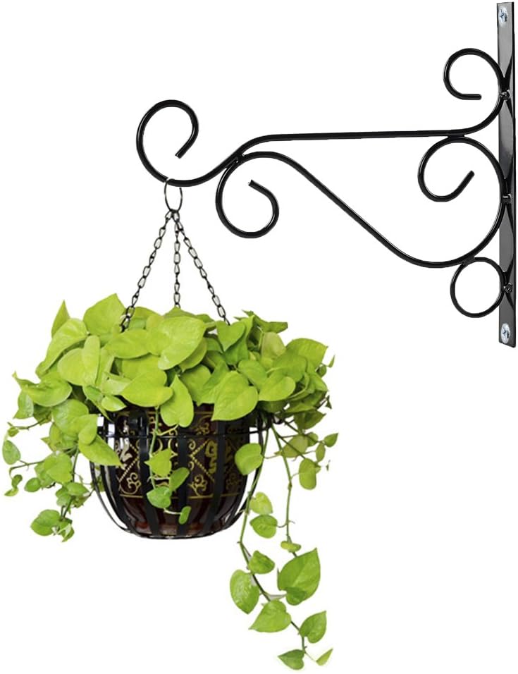 Hanging Plant Bracket Hook Iron Decorative Plant Hanger For Basket Bird Feeder Hooks Hangers
