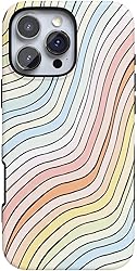 Casely iPhone 16 Pro Max Case Pastel Rainbow Lined