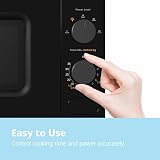 COMFEE' 700W 20L Microwave Oven Black CM-M202CC(BK) 5 Power Levels view 4