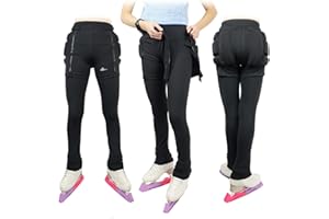 Skating Spirit Zip-on Zip-Off Padded Shorts Protective Crash Pants Tailbone Hip Butt Pad for Skating Skateboarding Skiing