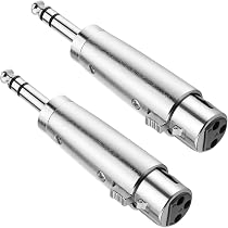Câble XLR Mâle Vers Jack 6,35 Mm - Câble De Connexion Audio Pro Pour Micro Et Table De Mixage - 1 Mètre