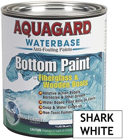 Aquagard Waterbased Anti-Fouling Bottom Paint - 1Qt - Shark White