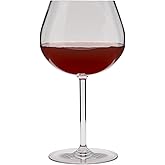 G.E.T. SW-1447-1-TRITAN-CL-EC Heavy-Duty Reusable Shatterproof Plastic Wine Glasses, 20 Ounce, Clear (Pack of 4)